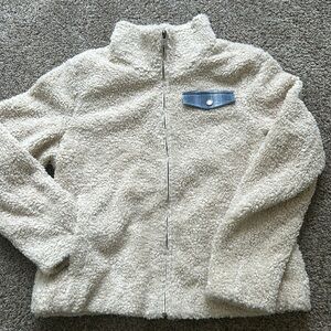 Pendleton Ladies' Fuzzy Zip Jacket Size M- (Beige Heather)